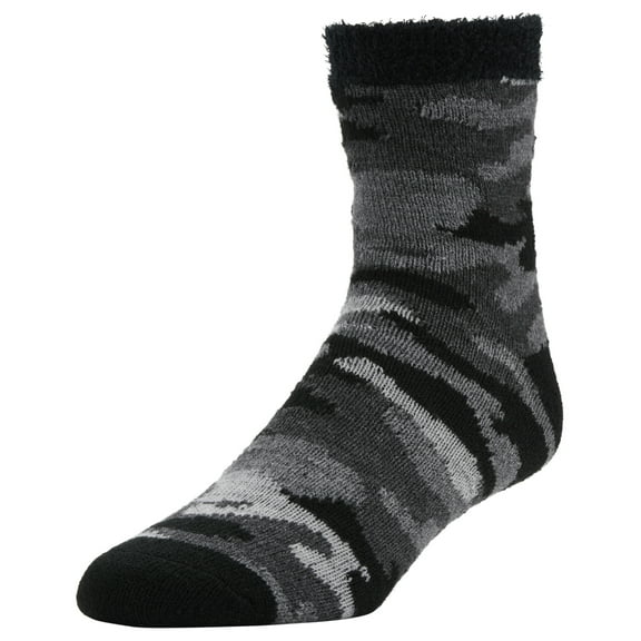 Airplus Double Layer Aloe Crew Socks, Grey Camo Men's 8-12.5, 1 Pair