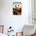 thumbnail image 5 of 12x8 Inches Framed Cactus Wall Art Decor with Gold Frame and Decorative Botanical Pictures Print For Office, Modern Home Decor, Crystal Porcelain Painting Wall Decor for Bedroom, 5 of 8