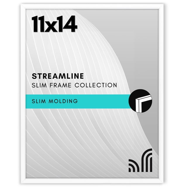 Marco de fotos Americanflat Streamline 11x14 cm blanco