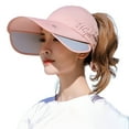thumbnail image 2 of Wide Brim Visor Hat for Women Golf Visor Cap Sun Hat for Beach Garden Tennis Running Sunshade Hat, 2 of 5