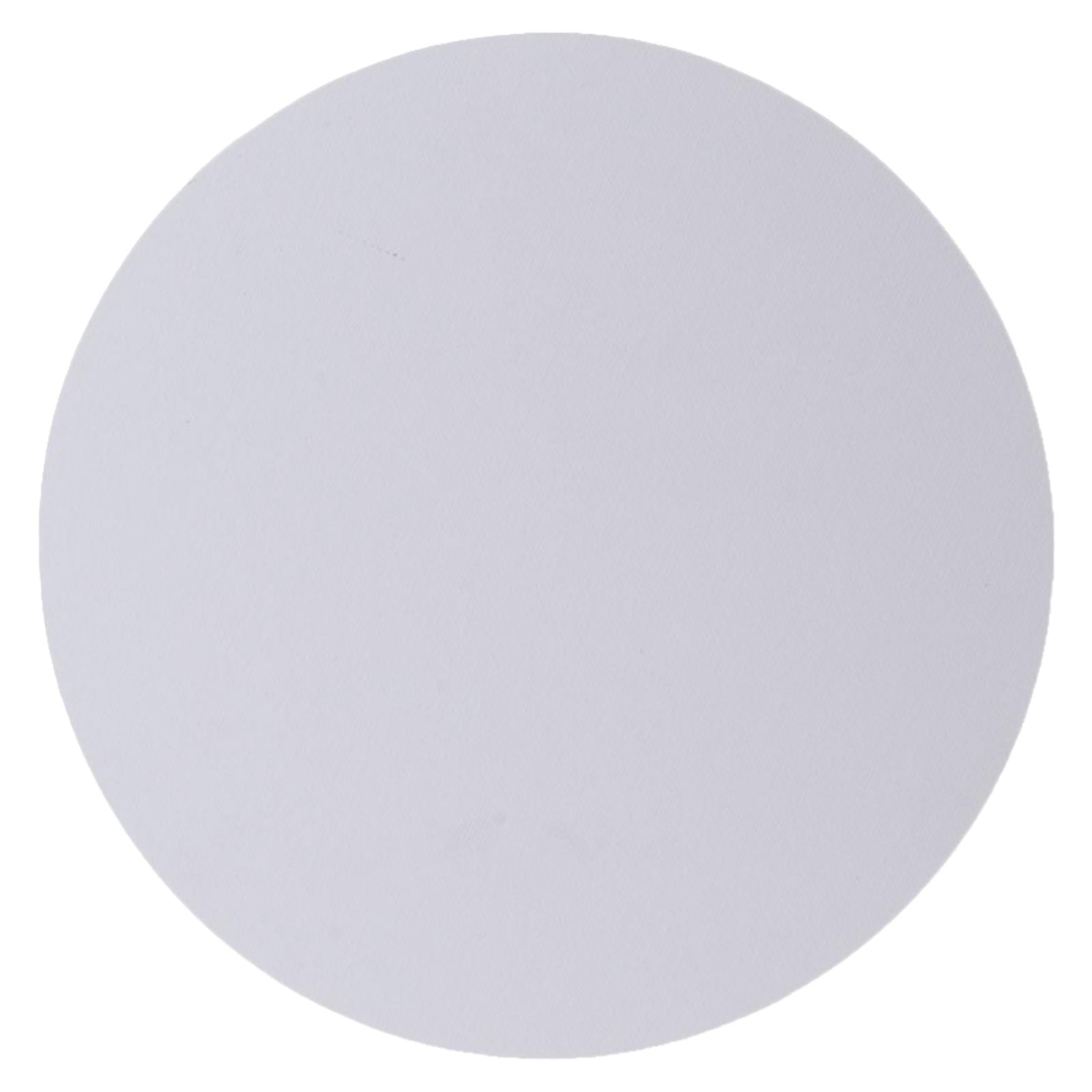 ESTINK 40cm Round Canvas Professional 4 Layer Structure Cotton Circle  Canvas Board For Painting Acrylic Pouring Oil Paint,Canvases For  Painting,Large Canvas 
