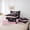 Black Pink C, variant on Erosebridal Kid Cute Ribbon Twin Bedding Sets 7-Piece, Initial L Letter Bedding Comforter Set, Pink Reversible