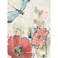 thumbnail image 2 of Vess, June Erica 12x14 Black Ornate Wood Framed with Double Matting Museum Art Print Titled - Meadow Spring I, 2 of 4