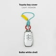 thumbnail image 1 of Car Key Fob Cover Case Protector For 2024 Toyota RAV4 Key Fob Cover Highlander Frontlander Venza Key Case, 1 of 19