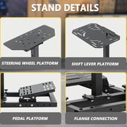 Marada Flight Simulator Cockpit Racing Steering Stand Adjustable Fit for Thrustmaster HOTAS Warthog