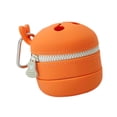 thumbnail image 3 of Organizador de botes de basura para pesca con mosca, de silicona, ligero y resistente. Naranja, 3 of 8