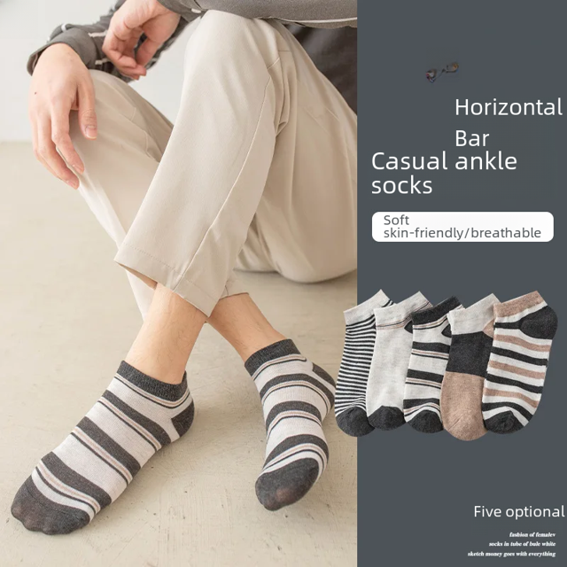 Calcetines cortos de barco para mujer, de algodón, con doble espiral, estampado floral 3D, transpirables, para primavera y verano