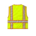 thumbnail image 4 of CornerStone ANSI 107 Class 2 Mesh Zippered Two-Tone Vest. CSV103, 4 of 4