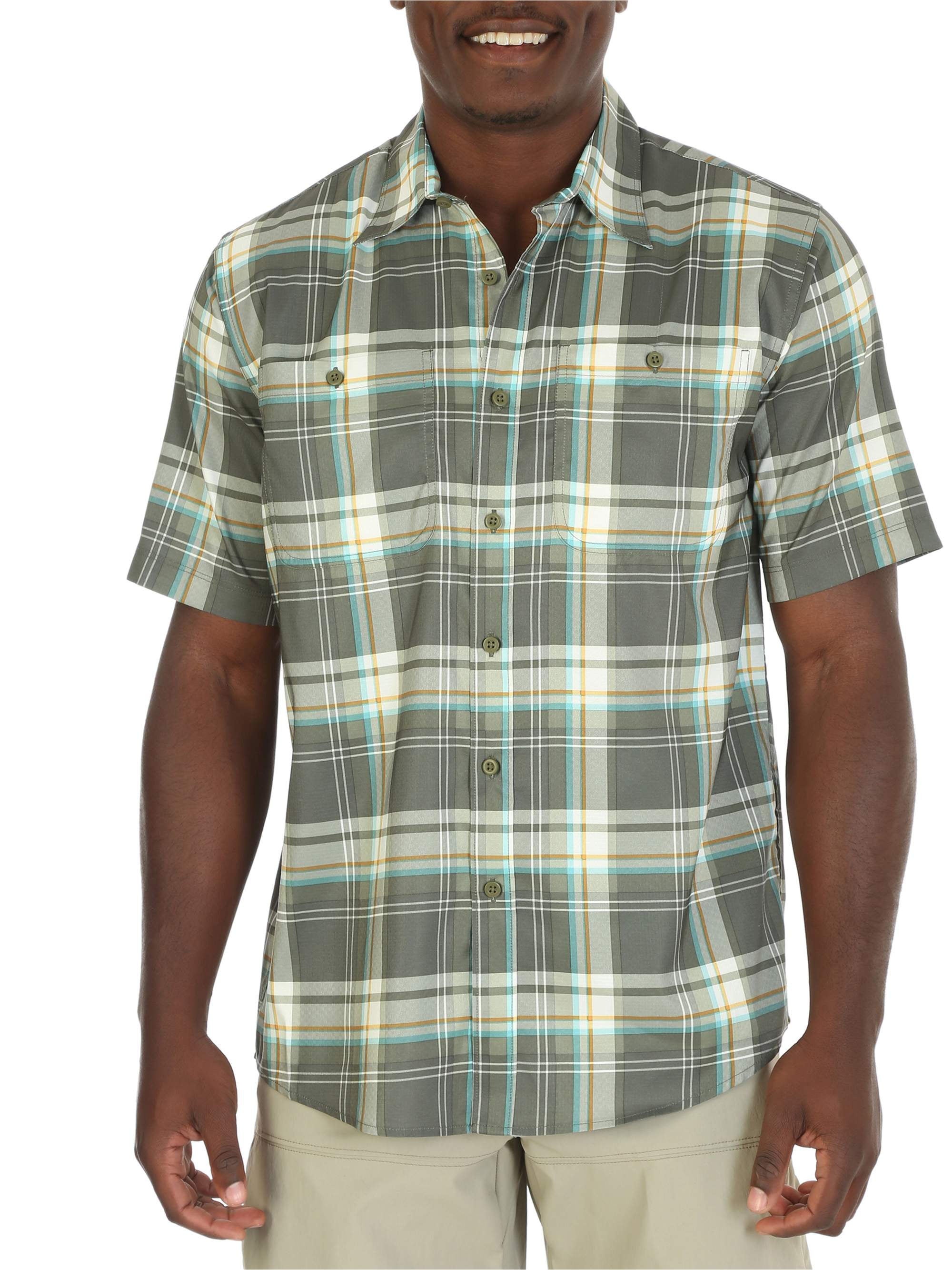 Wrangler Tall Men's Short Sleeve Utility Shirt