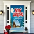 thumbnail image 6 of Christmas Door Cover Christmas Door Banner 80x35 Inch Snowman Print with Hanging Rope Suitable for Party Front Door Wall Merry Christmas Party Supplies Holiday Cheer, 6 of 6