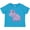 Turquoise, variant on Inktastic Cute Purple Hippo Girls Toddler T-Shirt