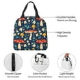 thumbnail image 4 of Fotbe Colorful Mushrooms Bolsa Térmica con Estampado y Forro de Aluminio Grueso Bolsa de Almuerzo con Bolsillo Frontal para Hombres y Mujeres, Ideal para Trabajo, Escuela, 4 of 8