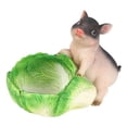 thumbnail image 4 of Decorative Ornament Sculpture Bowl Jewelry Container with a Unique Cabbage Shape for a Bedroom Vanity or Office Desktop, 4 of 9