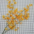thumbnail image 5 of Nvzi 6 piezas de flores artificiales de tacto real, flores falsas para decoración del hogar, oficina, boda, arreglo de ramo de flores artificiales para decoración (blanco, 14,5 pulgadas de largo), 5 of 5