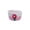 Pink, variant on Miwamany Two Tone Floral Desktop Storage Bin,Stackable Mini Cotton Rope Woven Organizer with Flower Decoration,Lightweight Container for Holiday Sweets Small Household Items Arrangement