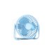 thumbnail image 1 of Máquina de la mesa de ventilador de escritorio pequeño Máquina de refrigeración de verano de silencio Equipo fresco exquisito con color brillante para el dormitorio de la oficina en casa con azul Speravity HA059982-03B, 1 of 6