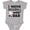 AC-Heather Grey, variant on Inktastic I Watch Baseball with My Dad Boys or Girls Baby Bodysuit