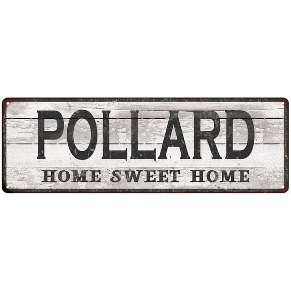 POLLARD Home Sweet Home Country Look 6x18 Metal Sign 106180045819