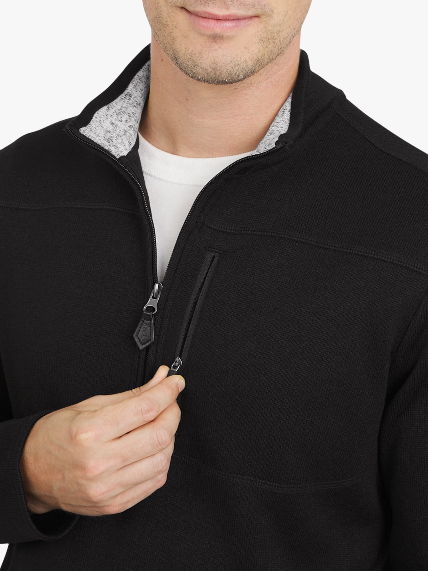 Chaps Men's & Big Men's Quarter Zip Fleece Sweater, Sizes S-3XL