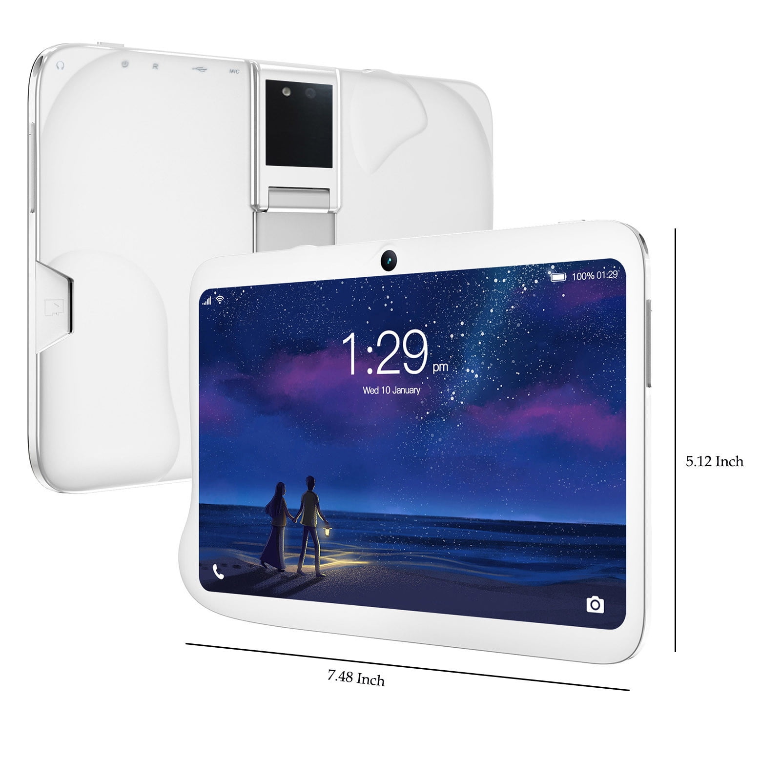 VBVC Tablet Laptop,Hd Tablet Wifi Bluetooth Android Voice Call Game Tablet,7Inch Ips Display Screen,Wifi,2Gb Ram+16Gb Rom,3000Mah,Android 5.1 System