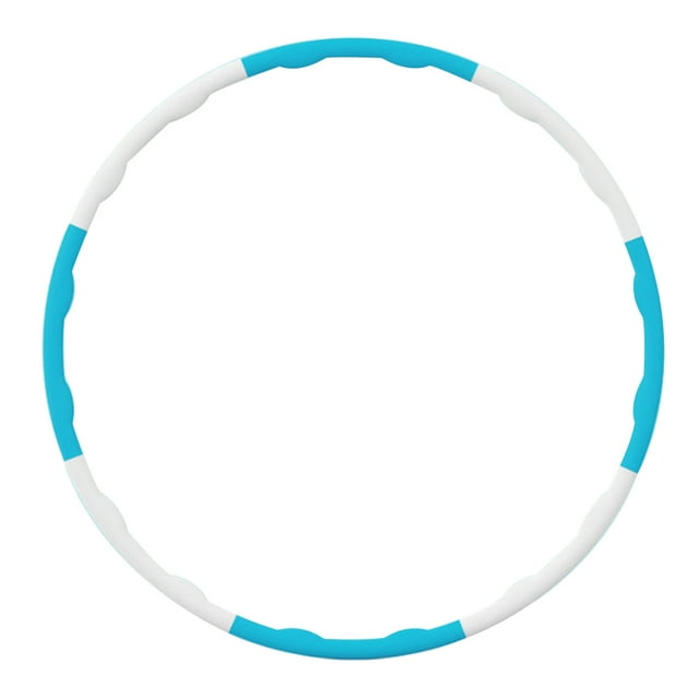 Fitness Exercise Hoops for Adults,Sections Adjustable Exercise Hoop,Detachable Soft Workout Hoop Jump Rope