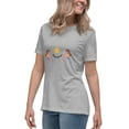 thumbnail image 3 of Bella + Canvas Women's Relaxed T-Shirt Short Sleeve Graphic Crew Neck (Athletic Heather, 2XL), 3 of 5