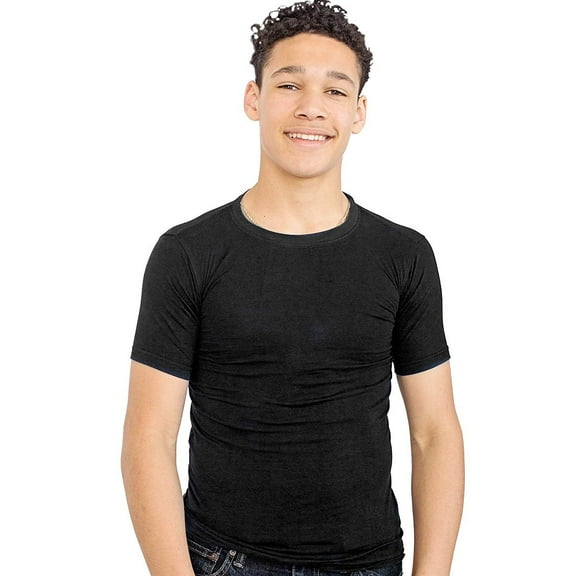 Fun and Function's Black Short Sleeves Hug Tee Shirt for Deep Pressure for Kids with Sensory Issues - Ages 2-3