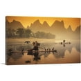 thumbnail image 1 of ARTCANVAS China Asia Guilin Landscape Canvas Art Print - Size: 18" x 12" (0.75" Deep), 1 of 9