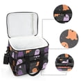 thumbnail image 6 of FORMRS Insulated Cooler Bag 24 Cans Capacity Soft Leakproof Lunch Box with Side Pockets, Halloween Orange Ghosts, 6 of 7