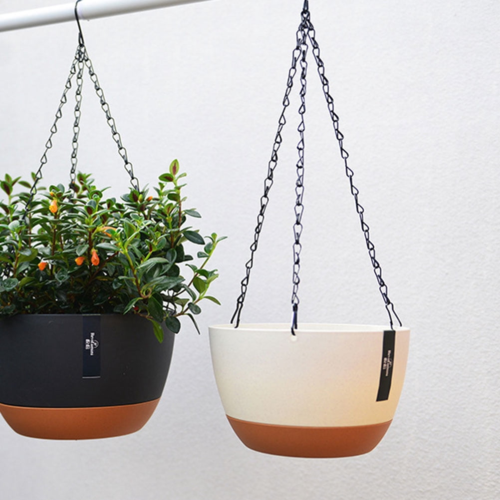 unbranded 4 sets  of Indoor Planter Outdoor Garden Hanging Plant Pots Balcony Hanging Flower Pot