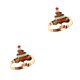 thumbnail image 1 of Injueey Anillo de servilleta de acero inoxidable para Navidad, boda, vacaciones, pañuelos de papel portátiles, hebillas, soportes, accesorios Type9 NO9, 1 of 6