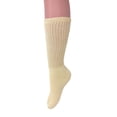 thumbnail image 4 of Long Cotton Cushion Crew Socks 3 Pairs Ecru Casual Socks Size 9-11, 4 of 4