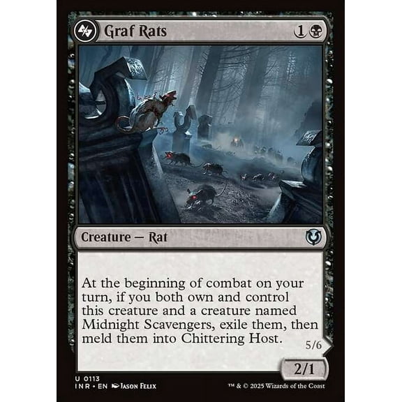 MtG Innistrad Remastered Uncommon Graf Rats #113