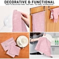 thumbnail image 7 of Coolnut Soft Absorbent Reusable Kitchen Towels, Set of 6|28x18 in, Pink Glitter Texture Pattern Dining Kitchen Living Room Tea Towels Dish Towels Decorative Towels Washcloth Gift, 7 of 7