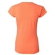 thumbnail image 2 of Gildan- Camiseta de manga corta para mujer (Naranja Jaspeado), 2 of 2