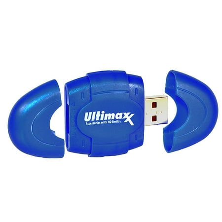 Ultimaxx High-Speed Memory Card Reader (with Additional Slot for MicroSD s without an Adapter)