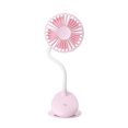 thumbnail image 1 of Cateissary Mini ventilador con clip, 3 velocidades, ajustable, para el hogar, la oficina, el dormitorio, la escuela, el dormitorio, ventiladores Electrodomésticos Rosado, 1 of 6