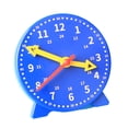 thumbnail image 3 of ZheElen Educational Clock Plastic Learning Hour Minute Second Time Kindergarten Nursery Teaching Intelligence Activities Toys Blue, 3 of 8