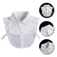 thumbnail image 4 of Cuello falso de encaje con cuello de camisa desmontable, blusa, media camisa, cuello falso falso, 4 of 8