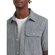 Wrangler® Men's Utility Streetwear Short Sleeve Shirt, Sizes S-3XL