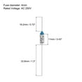 thumbnail image 2 of 20 Pcs Fusible Térmico de Metal RY192 192 °C 377.6 °F 15A 250V Fusible Térmico de Corte para Motor Transformador, 2 of 6