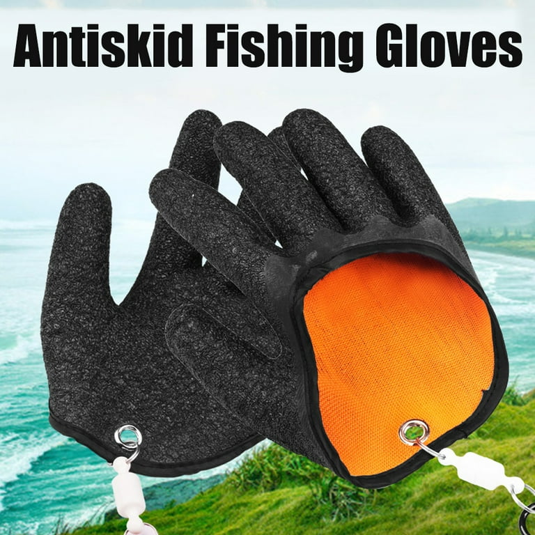 YFMHA Fishing Gloves Magnetic Anti-Slip Catching Fish Hunting Gloves (Right  Hand)