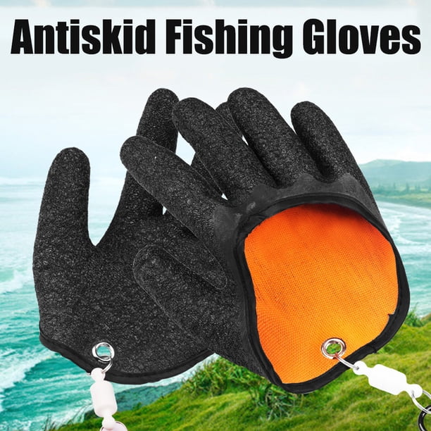 Guante de medio dedo con protección solar UV guantes de pesca