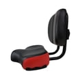thumbnail image 2 of Asiento de bicicleta, asiento de bicicleta, asiento de bicicleta, cojín de asiento ancho con respaldo, asiento de bicicleta de ejercicio absorbente de Rojo, 2 of 8