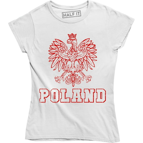 Poland Eagle Polish Pride Polska Soccer World Cup Championship Emblem T-Shirt