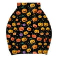 thumbnail image 3 of Makaor Womens Hoodies Halloween Tunic Sweatshirt with Pockets Fleece Long Sleeve Pullover Pumpkin Oversized Tops, 3 of 5