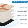 thumbnail image 3 of FORMRS 15-15.6 inch Laptop Sleeve Case Soft Carrying Quilted Computer Bag Cover, Beige Geometric, 3 of 7