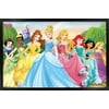 Disney Princess - Castle Lawn Group Wall Poster, 22.375" x 34", Framed