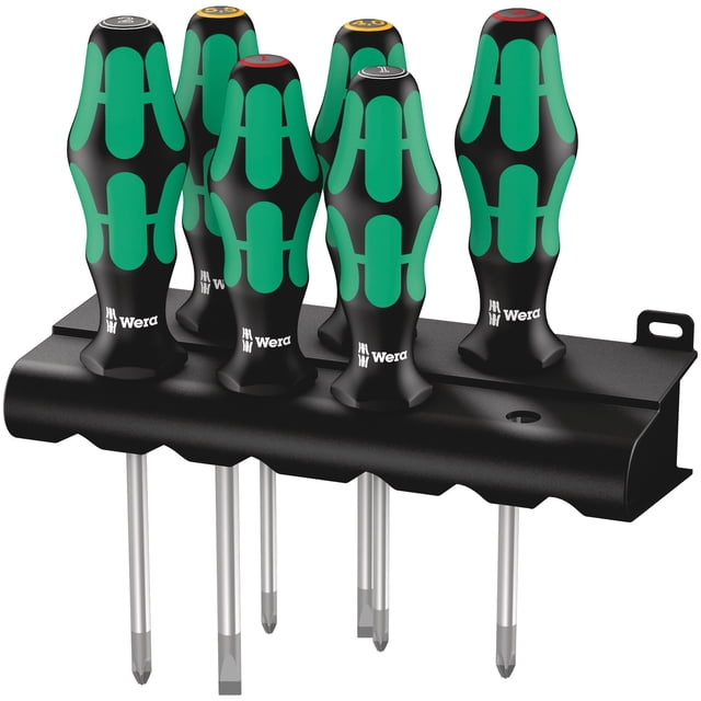 Juego de destornilladores Wera Kraftform Plus Lasertip 335/350/355/6