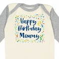 thumbnail image 4 of Inktastic Happy Birthday Mommy Boys or Girls Long Sleeve Baby Bodysuit, 4 of 5